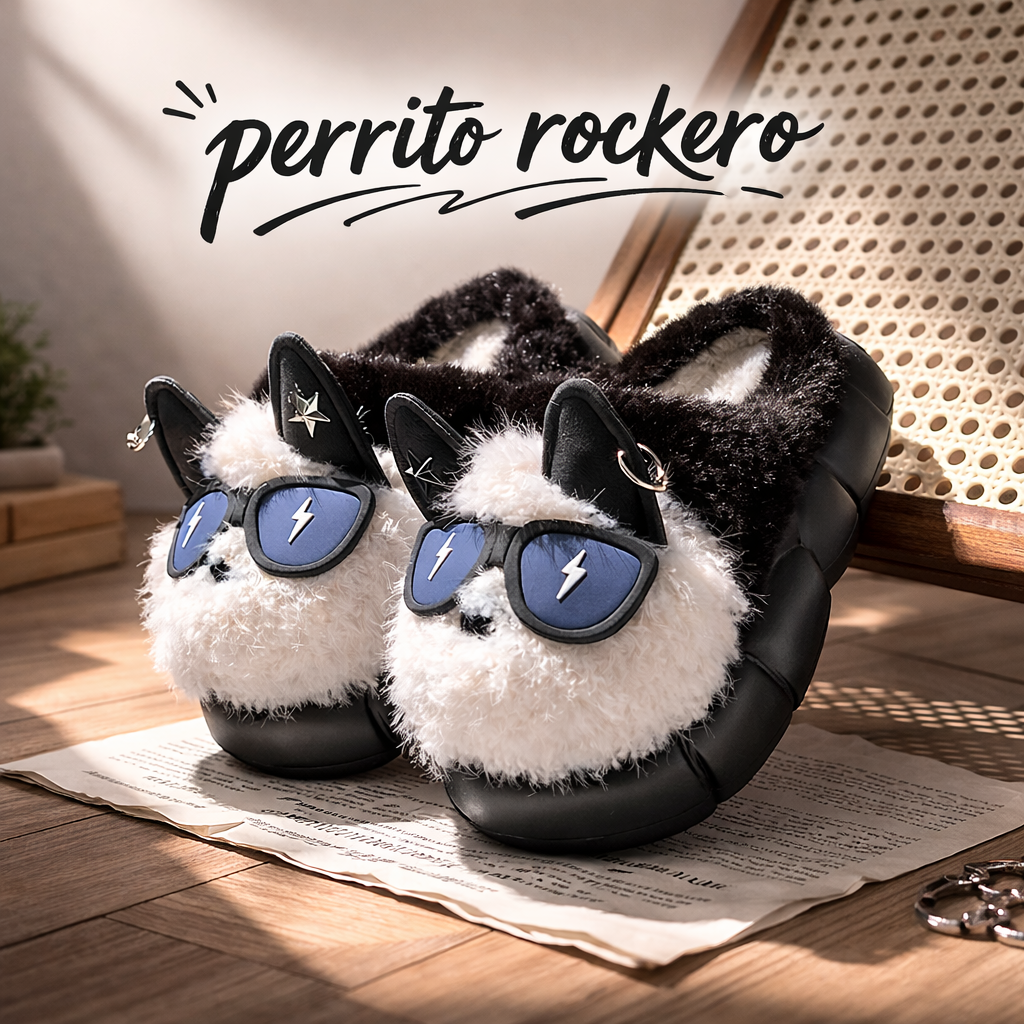 PANTUFLAS PERRITO ROCKERO