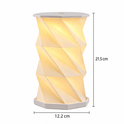 LAMPARA LED ORIGAMI PLEGABLE 3 TONOS DE LUZ