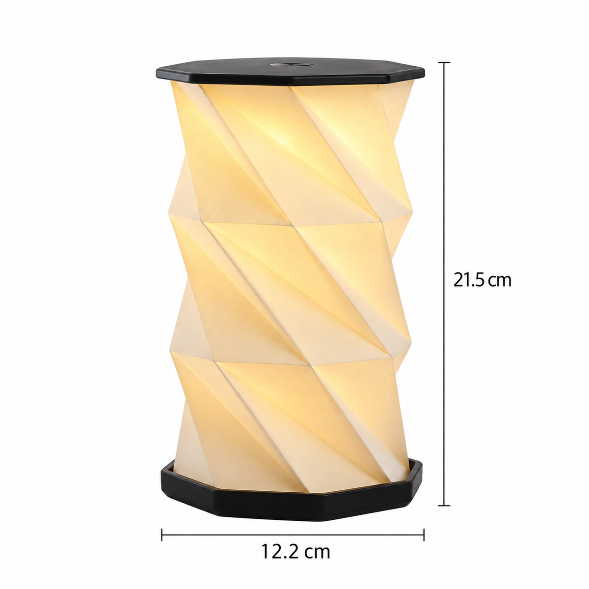 LAMPARA LED ORIGAMI PLEGABLE 3 TONOS DE LUZ