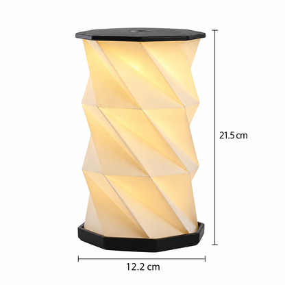 LAMPARA LED ORIGAMI PLEGABLE 3 TONOS DE LUZ