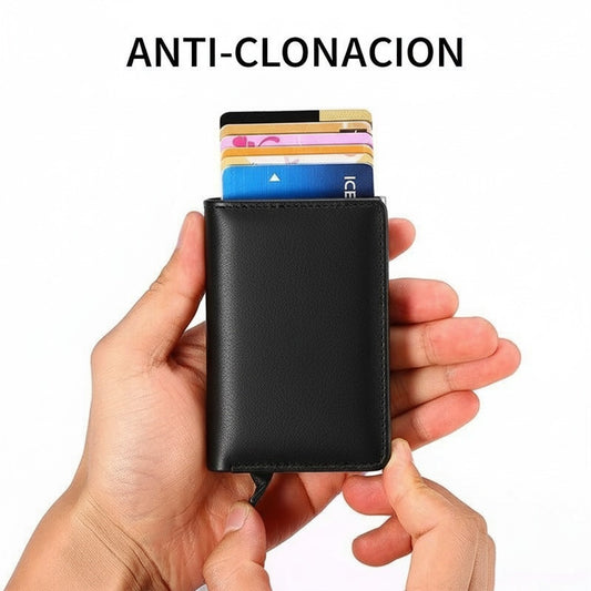 BILLETERA TARJETERO ANTIESCANEO