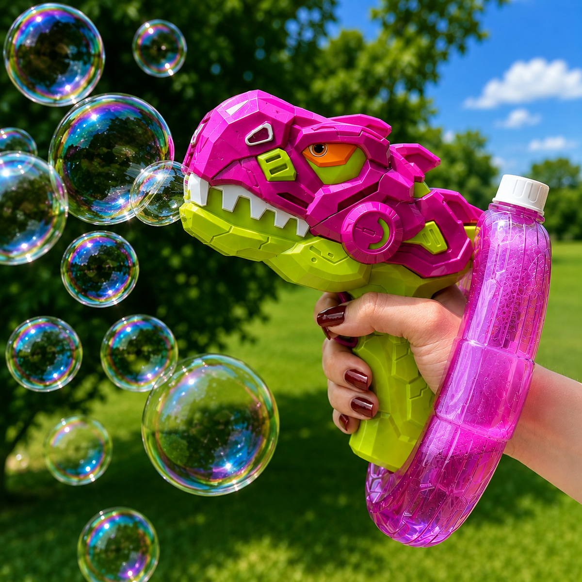 DINO PISTOLA DE BURBUJAS
